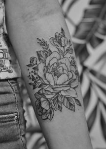 tatuaje dotwork o puntullista