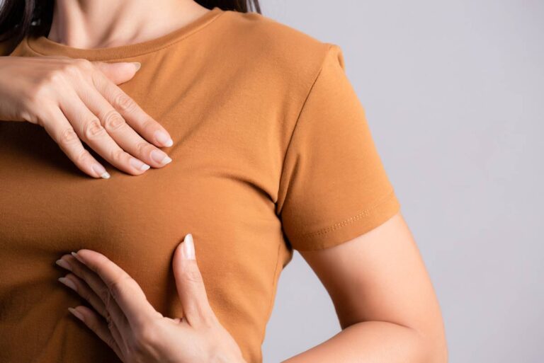 dolor de pechos en la menstruación